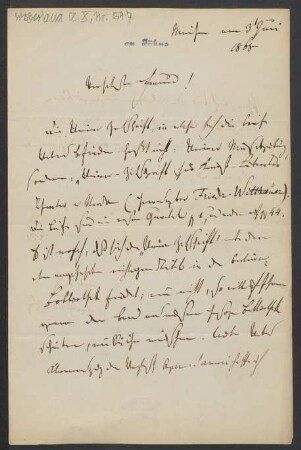 Brief an Friedrich Wilhelm Jähns : 03.06.1868
