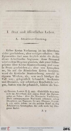 A. Staatsverfassung