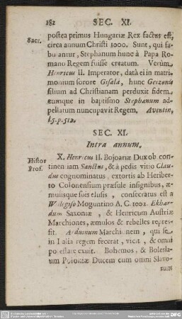 Sec. XI. Intra annum