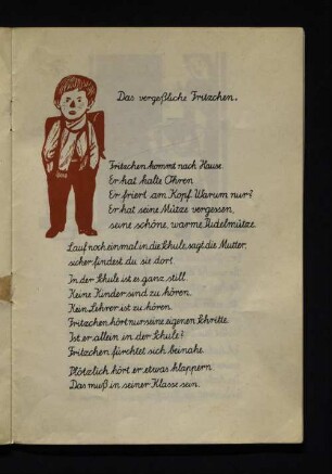 Das vergeßliche Fritzchen.
