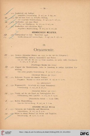 III. Ornamente (Nr. 327-475)
