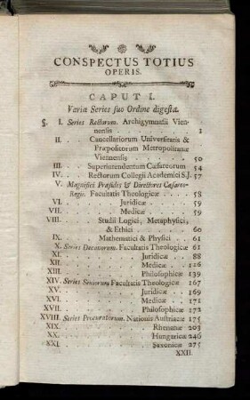 Conspectus totius operis.