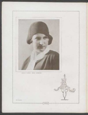 [Fotografía de] Señorita Susana Denis Barreiro