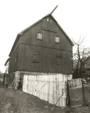 Neudorf (Kreis Annaberg), Hauptstraße 2. Gehöft "Reißerberghaus". Scheunenanbau