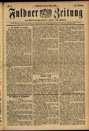Ausgabe vom Mittwoch, den 13. März 1895.