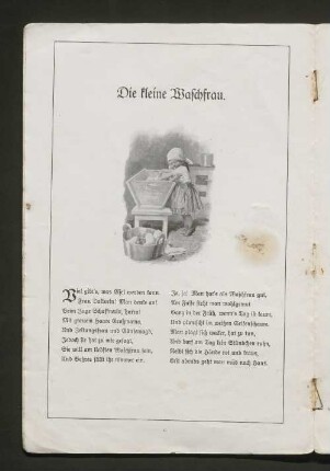 Die kleine Waschfrau