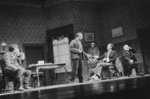 Szenenbilder aus " Aufruf an der Mauer", Meininger Theater, 1954