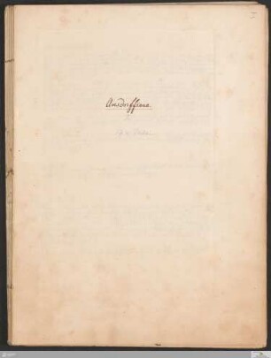 Faszikel IV,a: Amsdorffiana : Teil 1