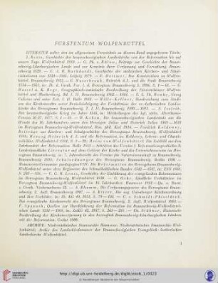 Fürstentum Wolfenbüttel
