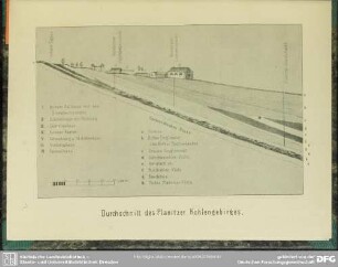 Durchschnitt des Planitzer Kohlengebirges