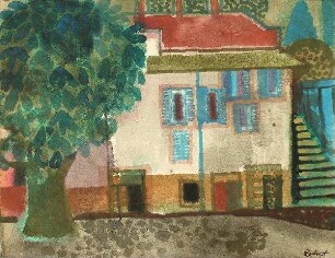 Span. Haus mit Baum