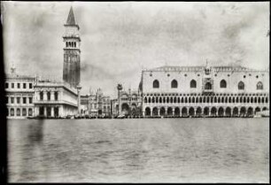 Venedig, Dogenpalast und Piazzetta San Marco vom Wasser aus gesehen