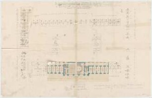 Thiersch, Friedrich von; München; Justizpalast - Teilgrundrisse 2. OG