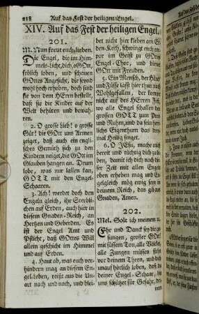 XIV. Auf das Fest der heiligen Engel.