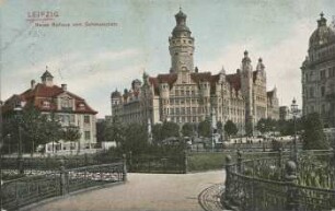 Leipzig: Neues Rathaus vom Schmuckplatz