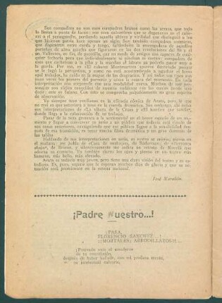 [Poema] ¡Padre nuestro...!