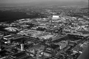 Freiburg: Industriegebiet, von Süden