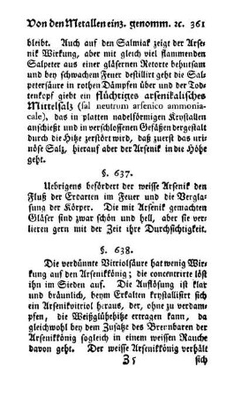 Arsenik mit andern Körpern (§. 637-639)