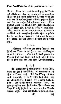Arsenik mit andern Körpern (§. 637-639)
