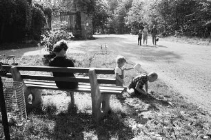 Sommerlicher Spätsommertag im Schloßgarten.