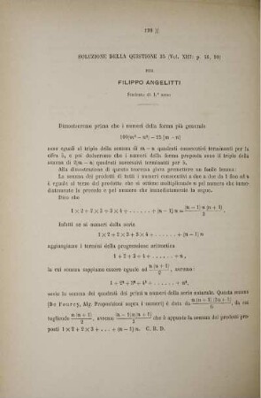 Soluzione della Questione 35.
