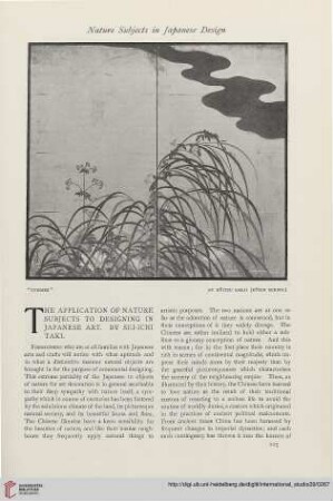 39.1909/10 = Nr. 154: The application of nature subjects to designing in Japanese art