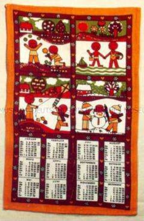 Wandkalender (Mehrzwecktuch)