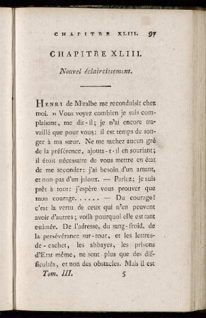 Chapitre XLIII. Nouvel éclaircissement.
