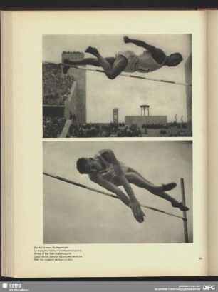 Stil der besten Hochspringer: Albritton und Thurber, USA