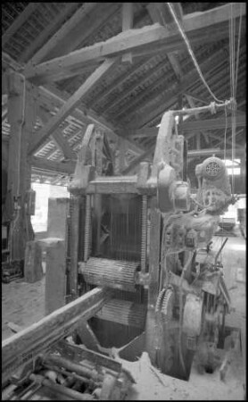 Wagensteig: Sägewerk Dold, Gattersägen