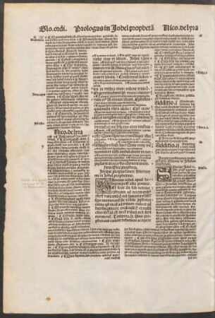 Incipit prologus sancti Hieronymi in Iohel prophetam.