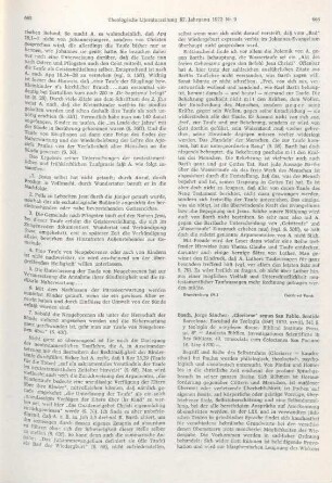 666-669 [Rezension] Sánchez Bosch, Jorge, "Gloriarse" segun San Pablo