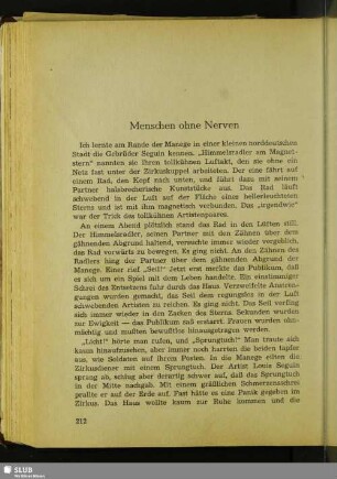 Menschen ohne Nerven