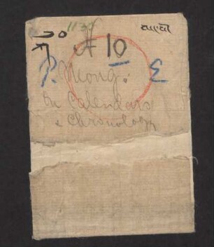 Mong. On Calendars & Chronology