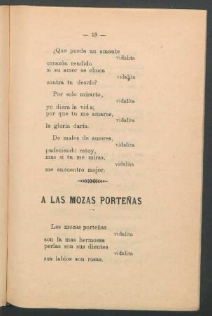 A las mozas porteñas