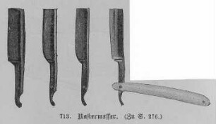 Herstellung einer Rasiermesserklinge : Technikgeschichte | Industrie und Technik | Metall- und Holzbearbeitung