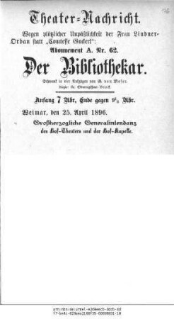 Der Bibliothekar