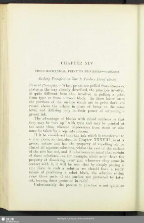 Chapter XLV Photo-Mechanical Printing Processes – continued