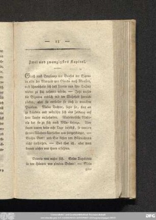 Zwei und zwanzigstes Kapitel.