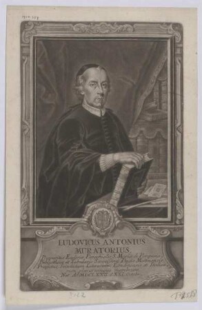 Bildnis des Ludovicus Antonius Muratorius