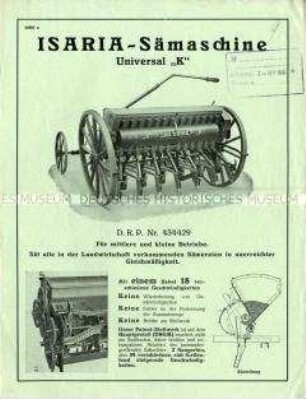 Isaria-Sämaschine Universal "K"