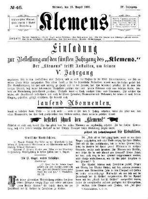 Jahrgang IV Nr. 46