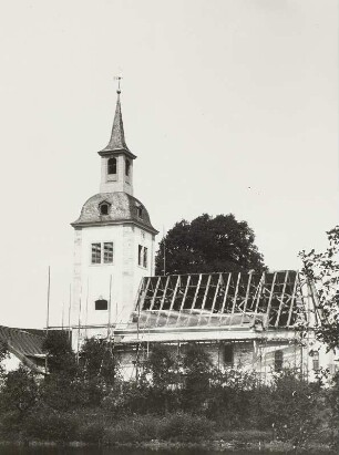 Dachkonstruktion, Kirche Dittersbach, Dürröhrsdorf-Dittersbach
