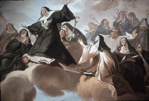 Glorie des heiligen Benedikt und der Heiligen seines Ordens