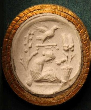Proserpina Sospita mit Adler und Korb (Daktyliothek, Supplement)