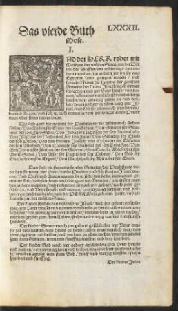 Das vierde Buch Mose.