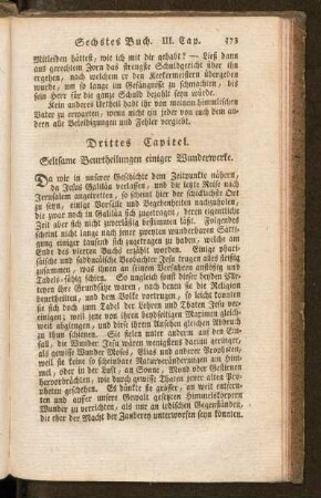 Drittes Capitel. Seltsame Beurtheilung einiger Wunderwerke