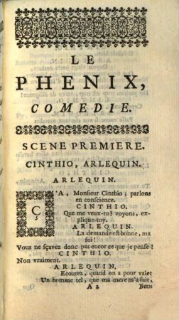 Le Phenix : Comedie