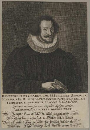 Bildnis des Iohannes Georgius Rüdius