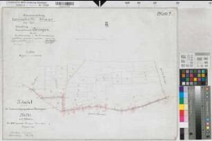 Meiningsen (Soest), Zusammenlegung Meiningsen, Bl.5 Urkarte I Deiringsen Flur 8
